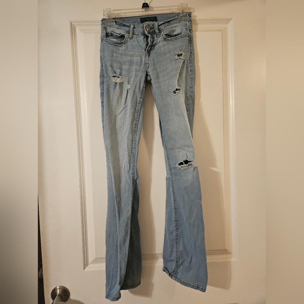 Aeropostale Light Blue Destroyed Jeans 0R
